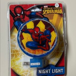Marvel Spider-Man Night Light - Red and Blue